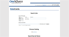 Desktop Screenshot of lists.onesourcedirectmarketing.com